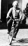 Einstein op de fiets